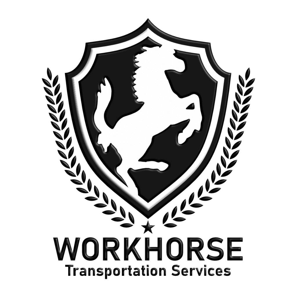 Workhorse Transportation black logo. Logo Design and Branding.